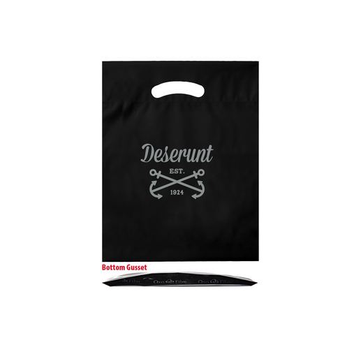 Custom Printed OXO Reusable Die Cut Fold-Over Reinforced Bag (9"x12"x2") - Flexo Ink - 12BD912-FI